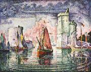 Paul Signac Port of La Rochelle Sweden oil painting artist